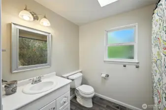 Upstairs guest bathroom