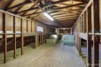 Stock up on hay anytime of the year! 20 ton hay storage!