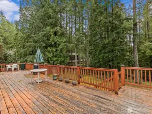 Large exterior deck
