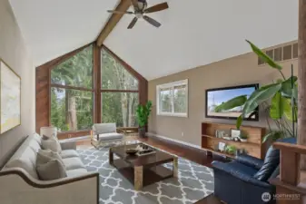 Virtually staged to show an example of how the space could be used.