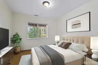 Virtually staged to show an example of how the space could be used.