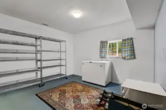 Virtually destaged to show an example of how the space could be used.