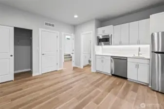 Multi - Gen living with separate entry, W/D hook ups & attached 3/4 Bath