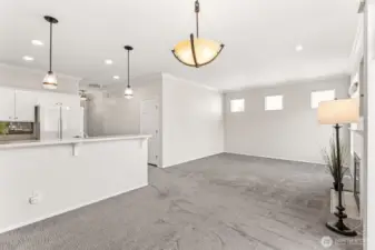 From the dining area