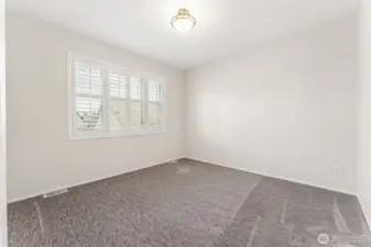 Spacious primary suite