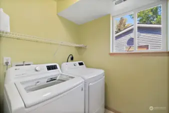 Laundry on the 1st floor