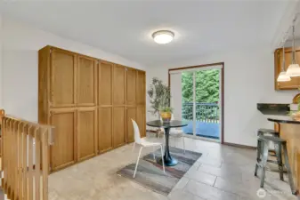 Additional cabinets for storage