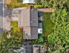 Roof with upgraded shingles installed April 2025 with transferable warranty