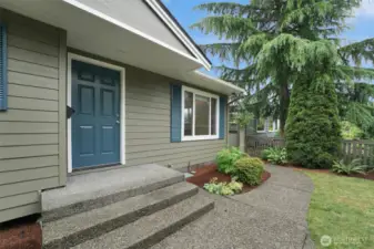 Front of House inside the yard