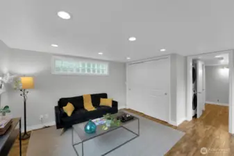 Basement family room