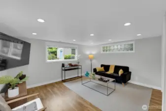 Basement family room
