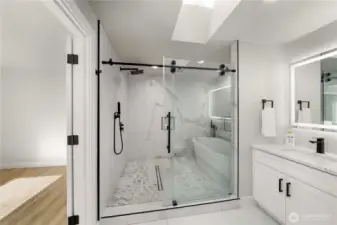 Spa like Master bath