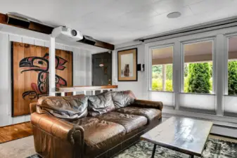 Cozy living room.  Perfect for movie nights or relaxing in comfort.