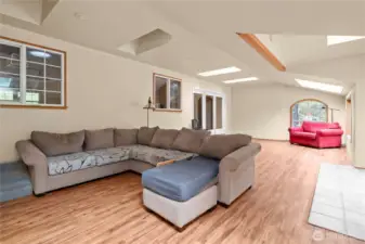 Beautiful clean lines create this calm, relaxing space.