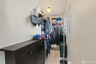 2nd bedroom walk-in closet on upper floor