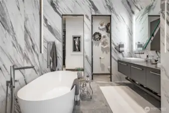 Primary bathroom suite.