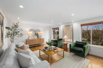 Light and bright living room