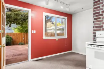 Breakfast or office nook