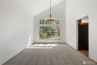 Living and Dining without virtual staging