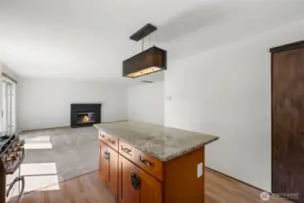 Kitchen without virtual staging