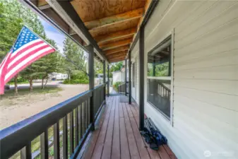Front porch from S