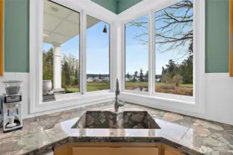 View of Puget Sound from Kitchen