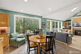 Kitchen with Eating Eating Space