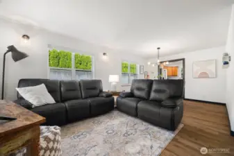 As you enter the home you will see the attention to details that the sellers have put into this home.