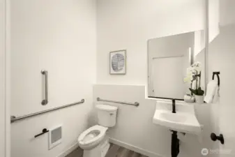 ADA compliant bathroom.