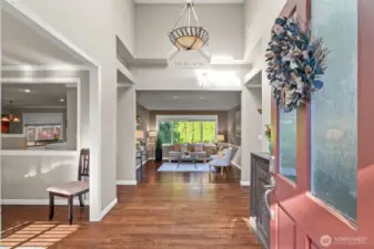This home is expertly updated with Brazilian cherry hardwoods, vaulted ceilings and loads of windows throughout. You will notice the abundance of natural light streaming throughout the home.