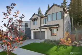 Picture of actual exterior of Homesite 02.