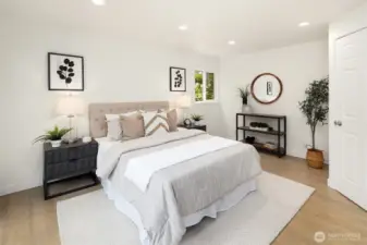 Main level primary suite