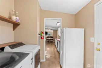 Laundry Room-Through Kitchen