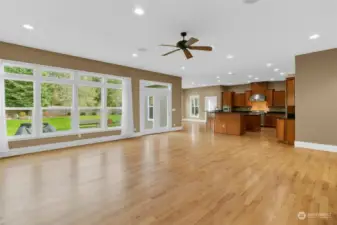 Open Kitchen-Living Space