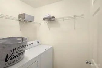 Laundry room upstairs