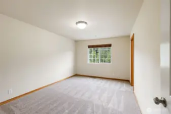 bedroom with walk-in closet