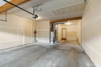 Extra deep garage for 3rd vehicle or extra storage