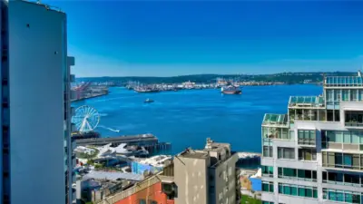 SW morning view from deck