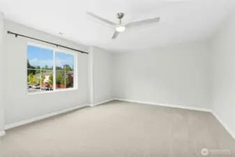 Huge multi-purpose room.  Home office or business?