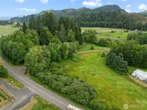 Corner of West Valley Rd and State Route 4...this parcel also includes a small area on the east side of West Valley Rd - as for a parcel map.