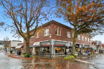 Historic downtown architecture paired with small-town charm and convenience.
