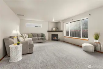 Natural lighting fills this home