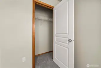 2nd bedroom walk in closet