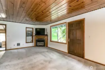 Living Room with Fireplace
