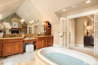 Lavish "magnus opus" Primary Bath for indulgence and relaxation