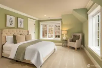 Generously-sized secondary/guest ensuite bedroom