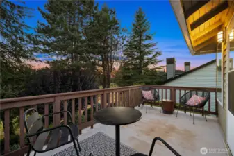 Sunset views from your private balcony.