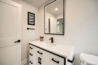 Updated upstairs bathroom