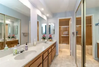 Extra large closet!