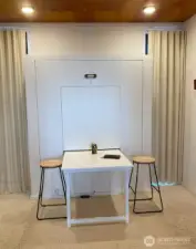 Custom Murphy Bed / Office.  Versatile Living
